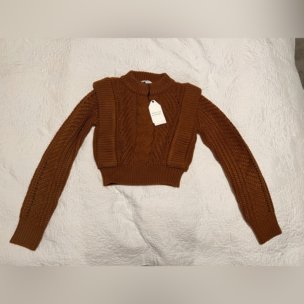 English Factory Ruffle Sweater - Picture 3 of 8
